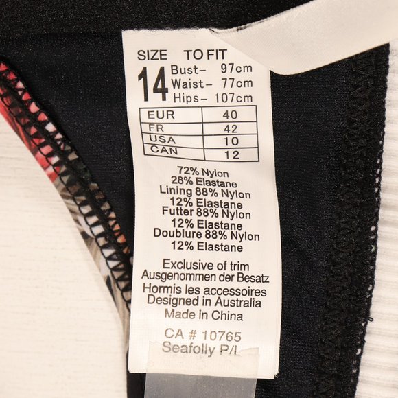 NWOT Seafolly Ocean Alley Cross High Neck Tank - Picture 4 of 11